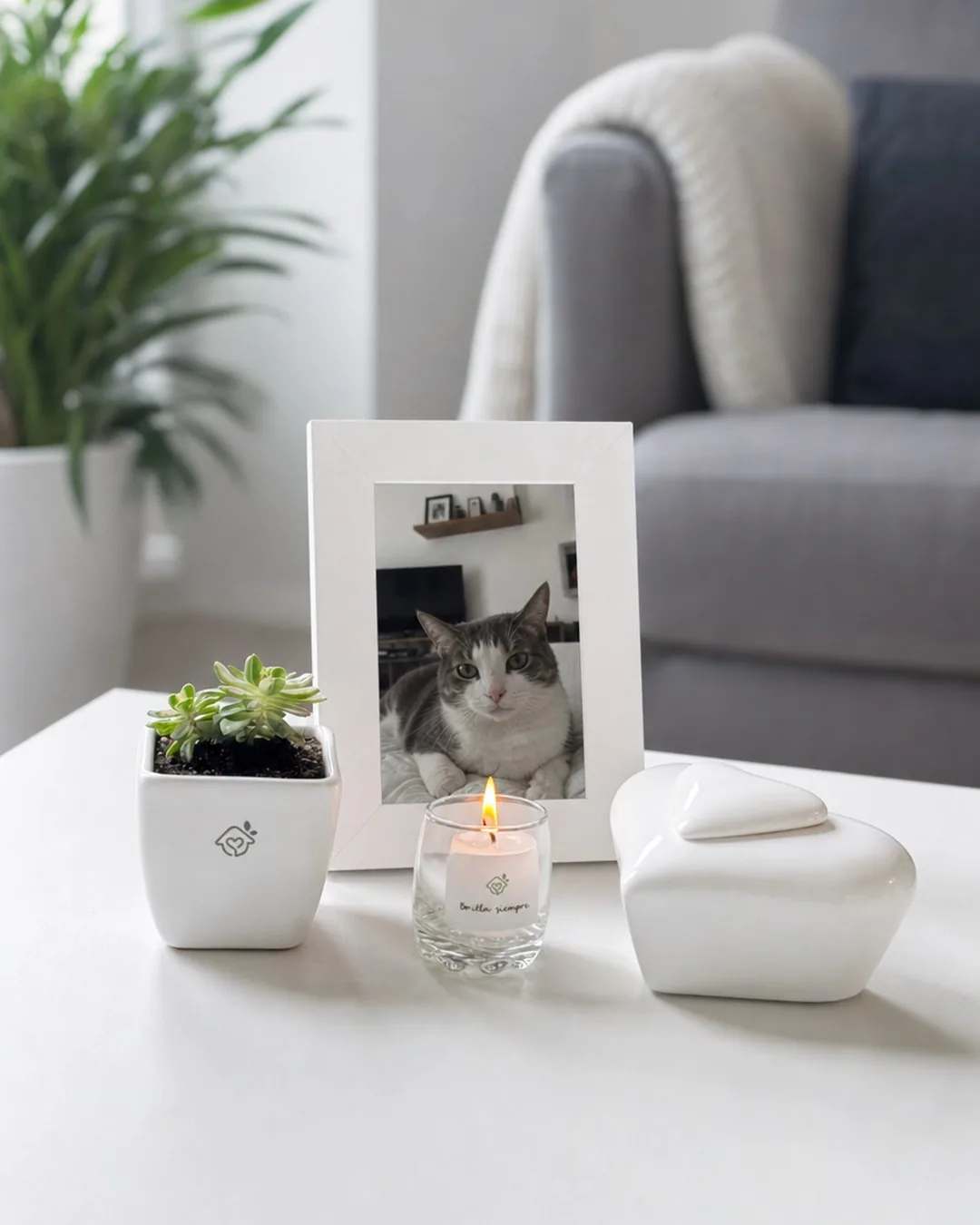 Homenaje de Regazo con la foto de un gato