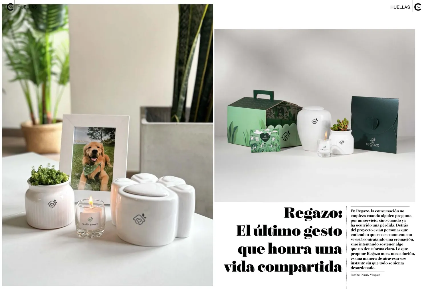 Reportaje de Regazo en la revista Signature